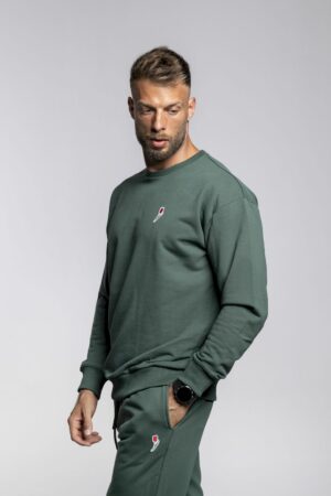 Quintessential Sweatshirt / Subtle Logo Green