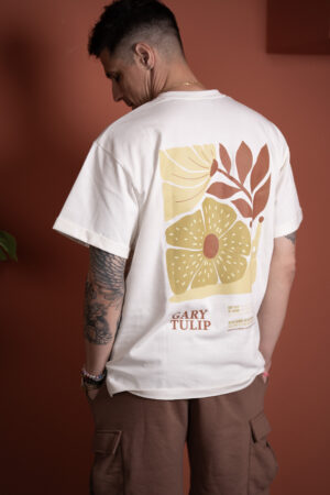 Slow Motion Oversize Tee – Rust Gold