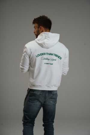 Hoodie Grind Lane White