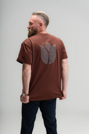 Oversized Tulip Bloom - Brown