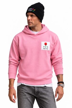 Angry Tulip Hoodie - Dusty Rose